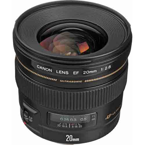 Canon EF 20mm f/2.8 USM Lens Black Price