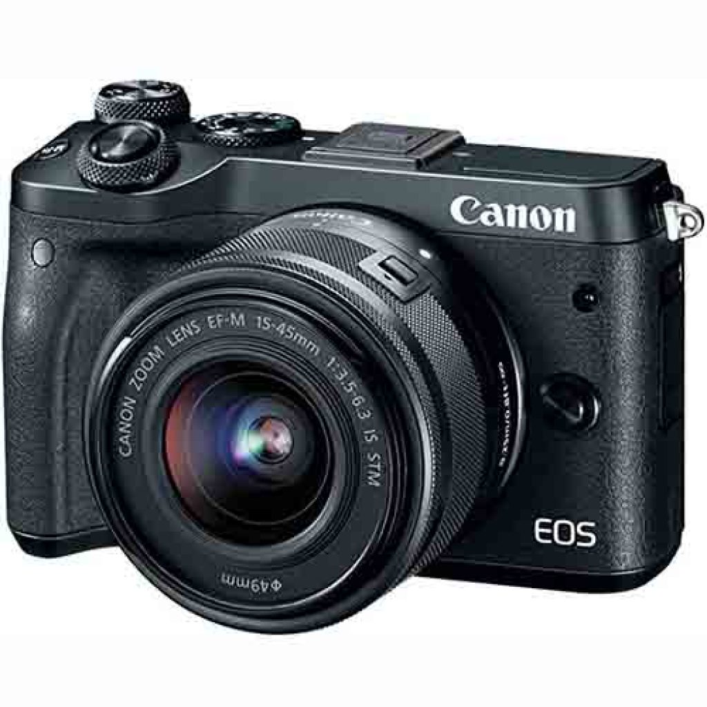 Canon EOS M6 Mirrorless DSLR Camera With EFM 1545mm IS STM Lens Price