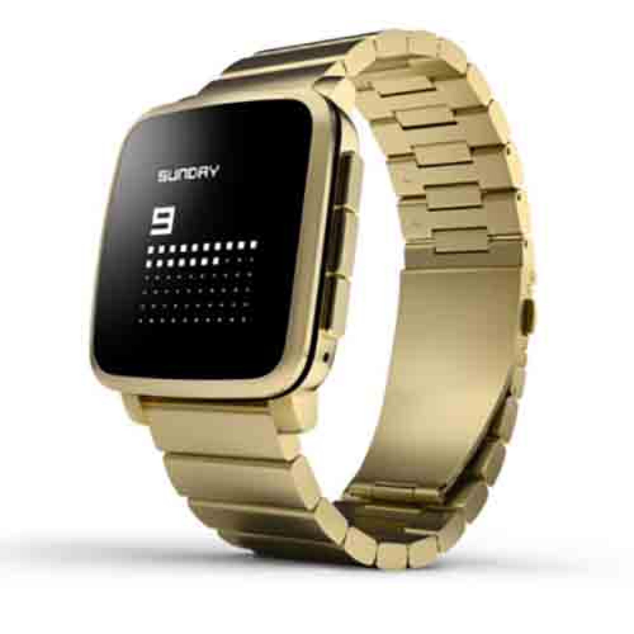 Pebble Time Smartwatch with Gold Metal Band Price in Pakistan 2020