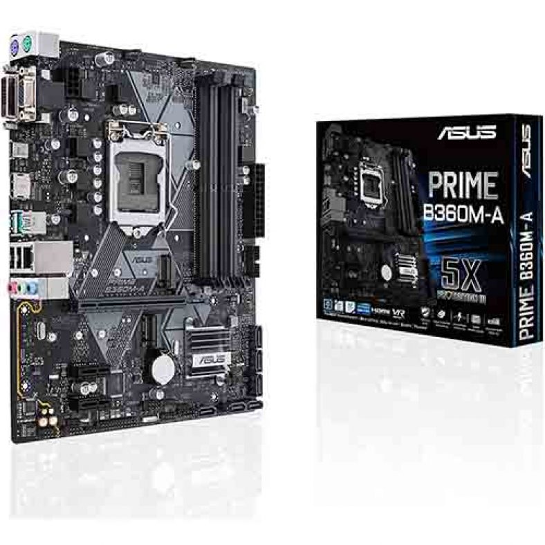 Asus Prime B360M-A LGA1151 300 Series DDR4 Micro ATX Motherboard Price ...