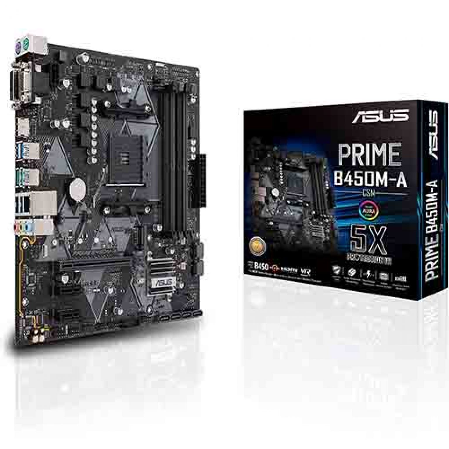 Asus Prime B450MA/CSM AMD AM4 Ryzen ATX Motherboard Price in Pakistan