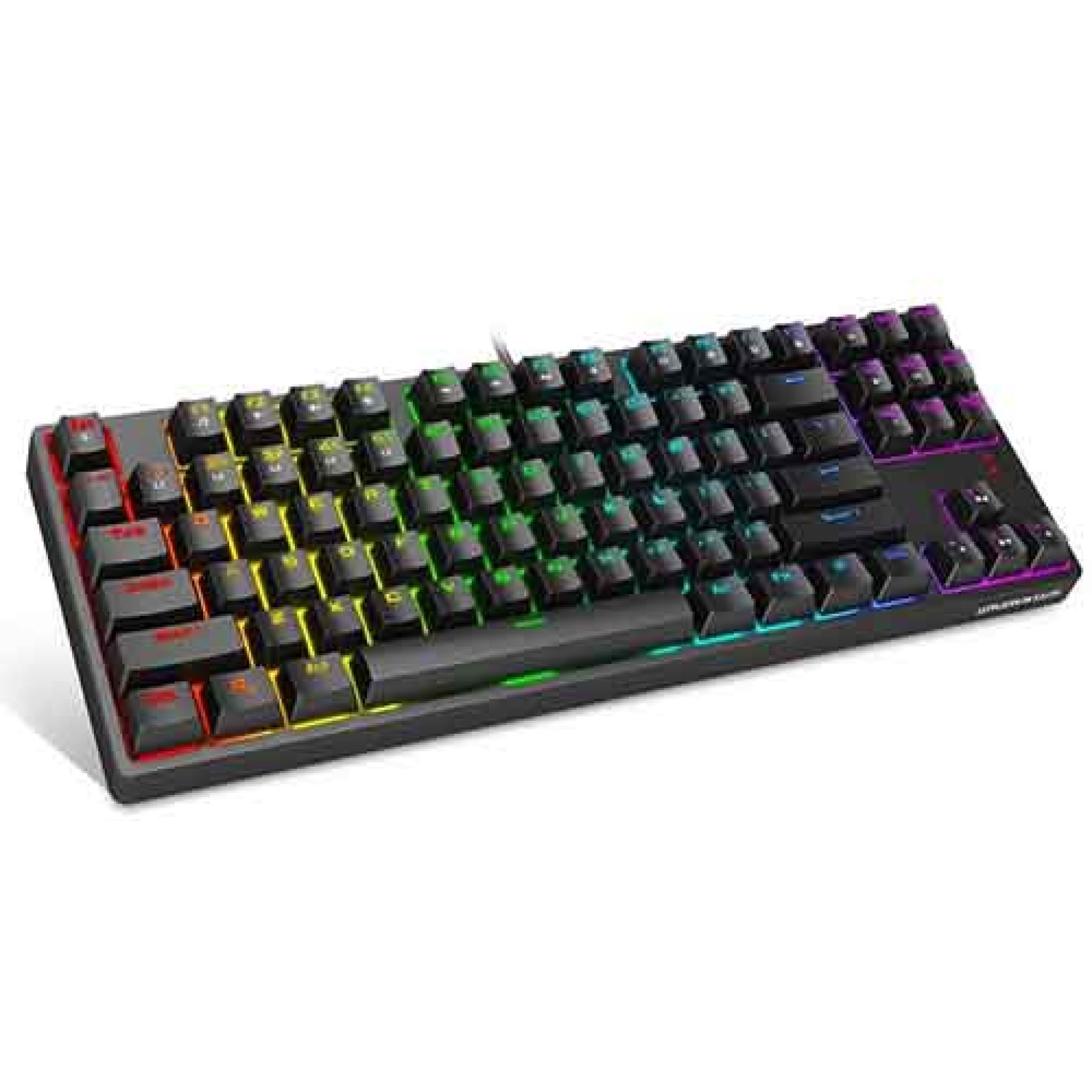 1stPlayer DK5.0 Lite Tenkeyless Mechanical Gaming Keyboard, Brown, RGB