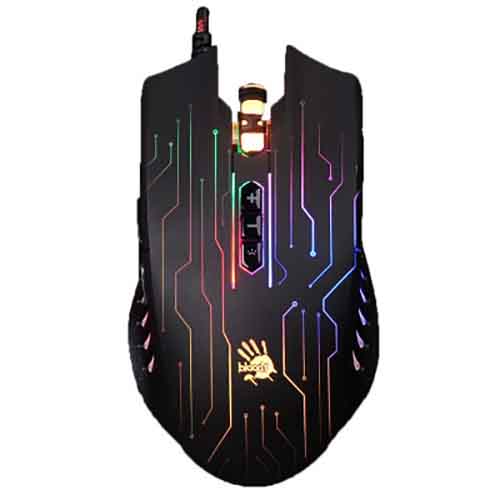 A4tech Bloody Q81 Metal Feet Neon X-Glide Gaming Mouse Circuit Price