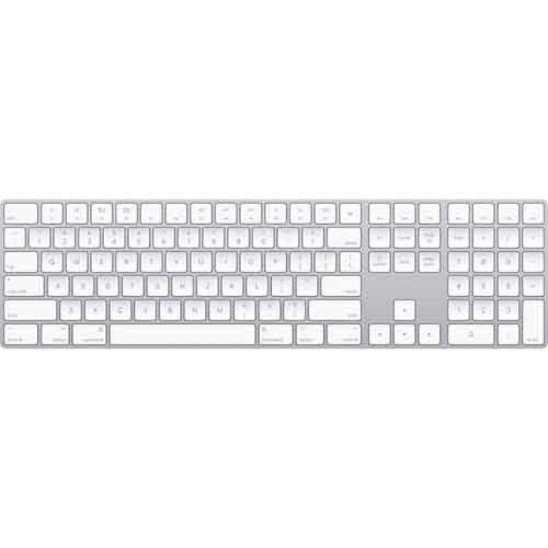 Apple Magic Wireless Keyboard with Numeric Keypad (Silver) MQ052LL/A