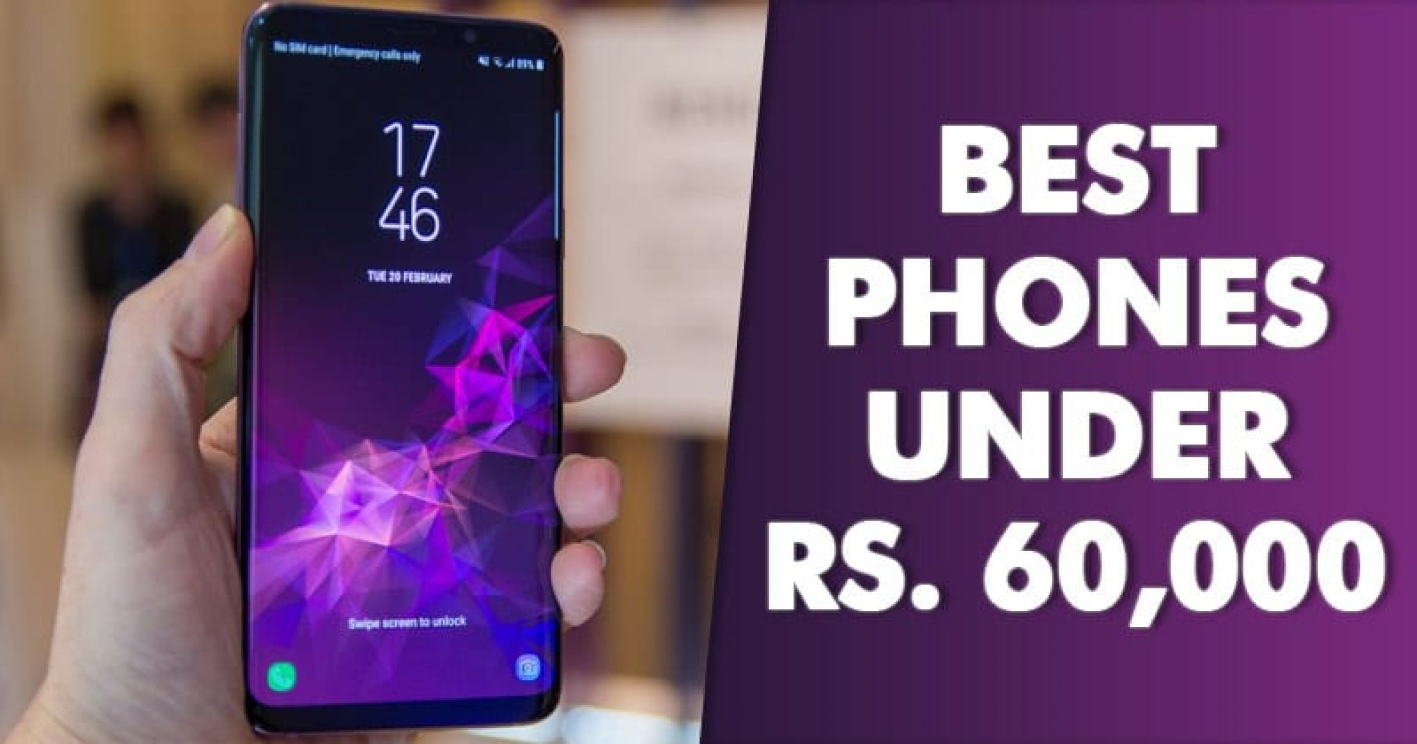 Smartphones Under 60000 in Pakistan Mobile Phones Price List For