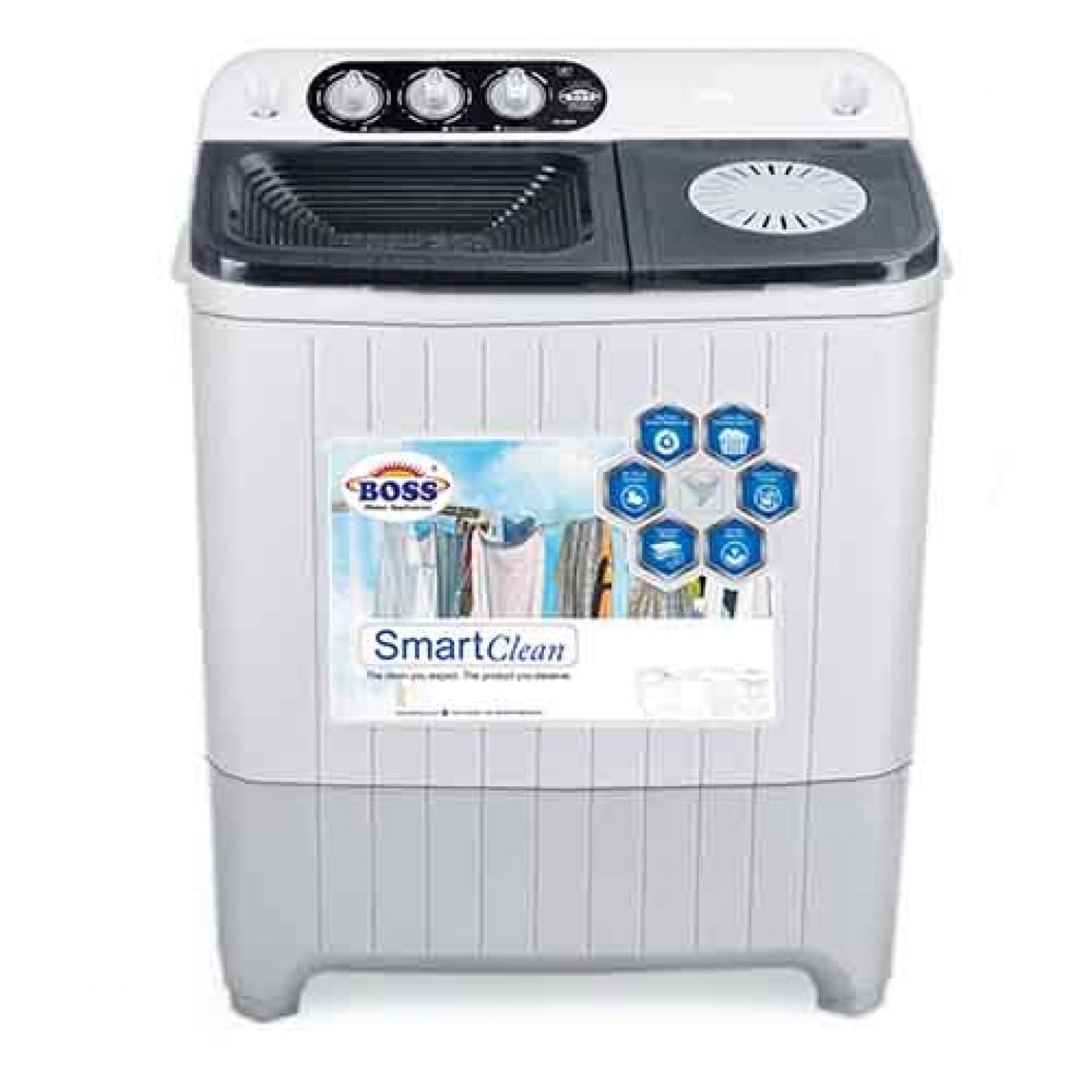 Boss KE9500BS Grey Twin Tub Washing Machine Price in Pakistan Compare Online Compareprice.pk