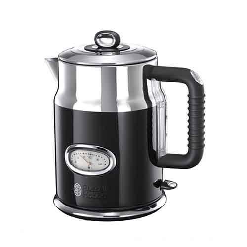 Russell Hobbs Retro Electric Kettle Black (21671) Price